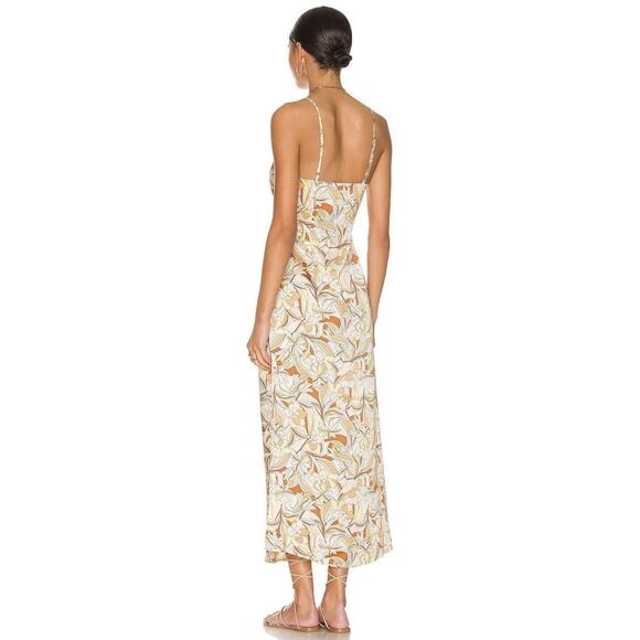L*Space Satin Midi Slip Dress Womens Small in Soulshine Floral Joanna - Picture 2 of 14
